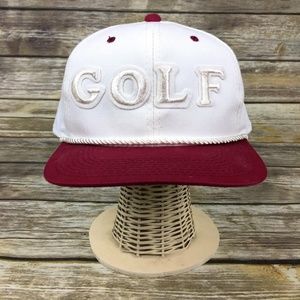 YoungAn Snapback Hat GOLF Embroidered Vintage